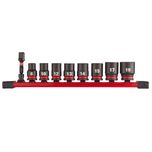 MILWAUKEE 3/8 INCH IMPACT SOCKET STD SET- 9 PC SET